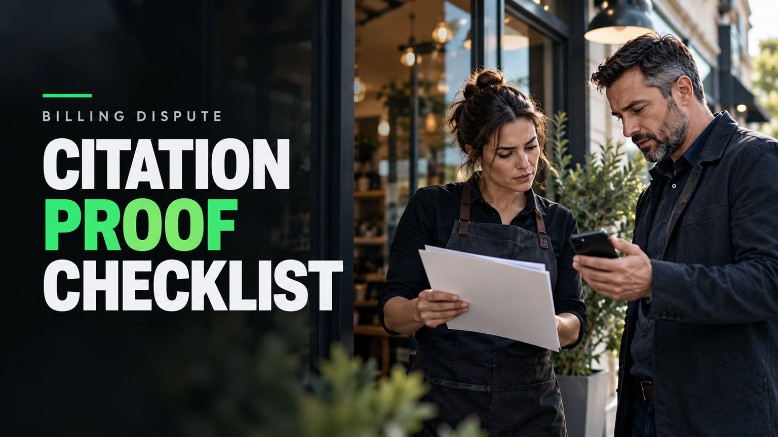 Local citation agency billing dispute and deliverable proof checklist