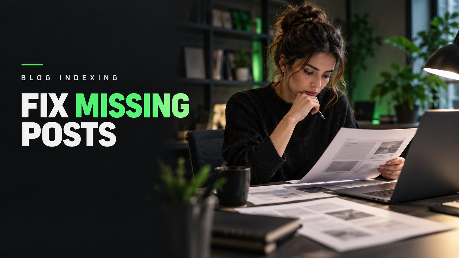 Blog Indexing: Diagnose Missing Posts and Get Them Into Google